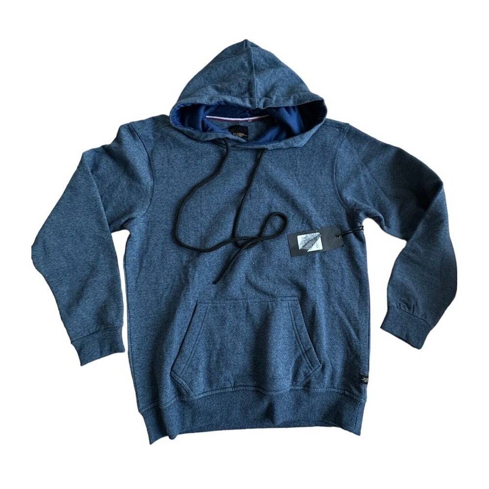 Six Lincoln New York‎ Blue Pullover Hoodie Men size M